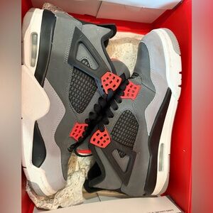 Air Jordan 4 Retro Infrared Nike Size 8 DH6927-061 Fashion Basketball Sneakers